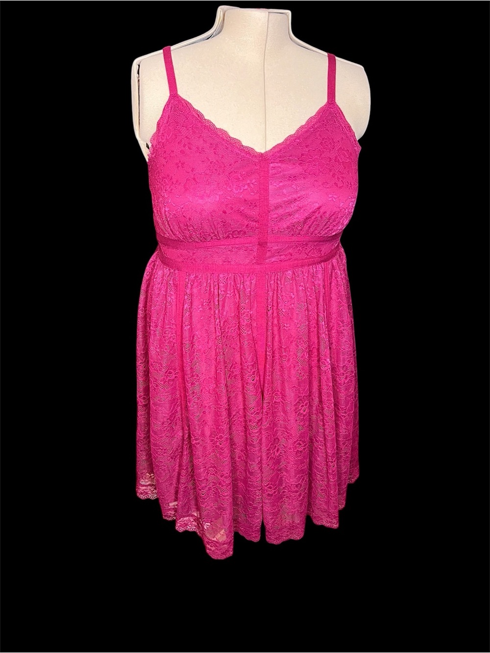 Torrid Raspberry Lace Dress